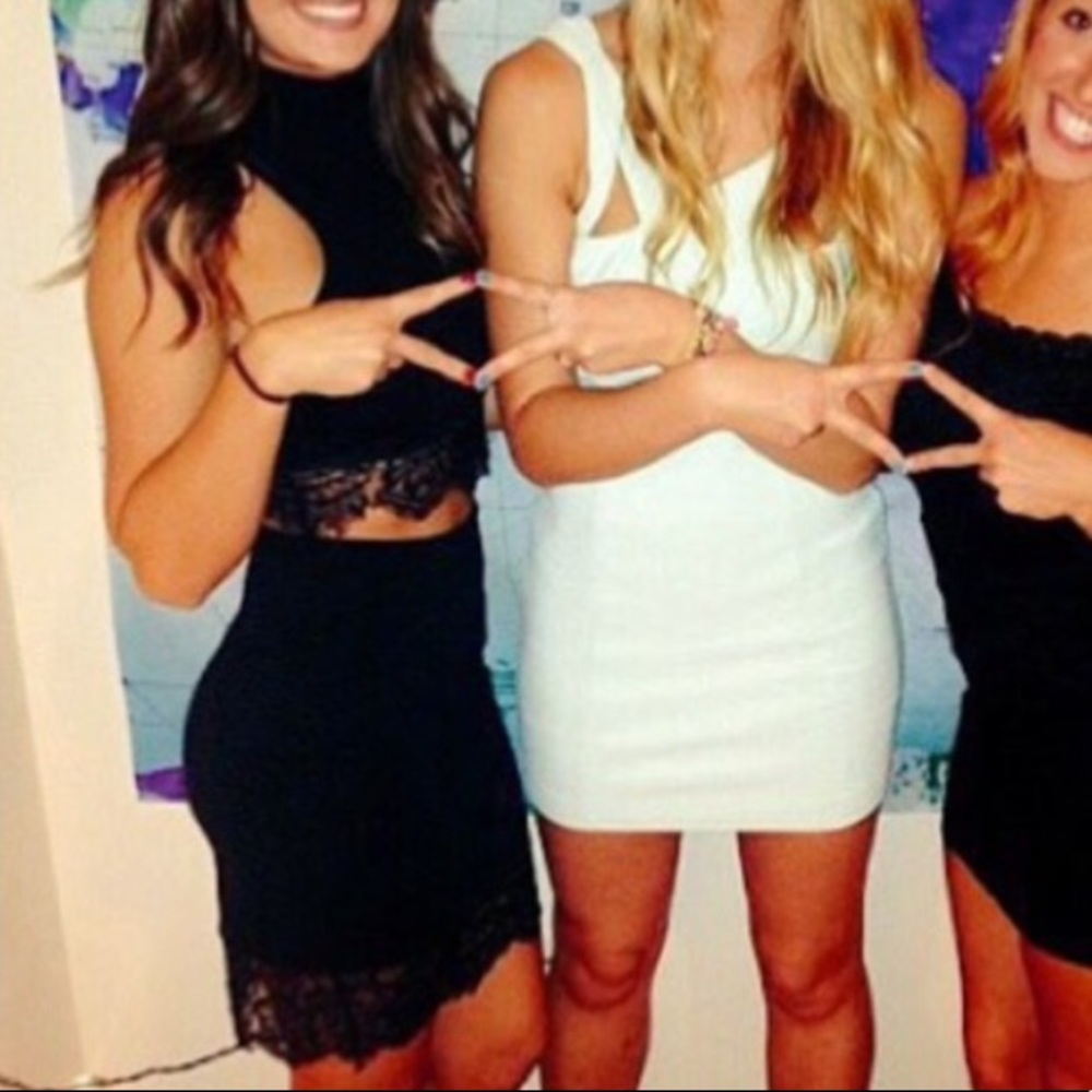 Two Piece Black Dress!